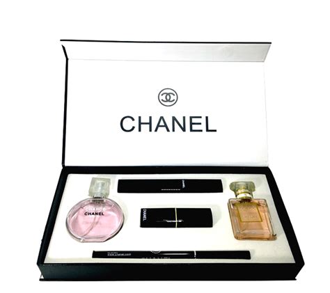 подарочный набор chanel 5в1 chance eau de parfum-suit|chanel perfume gift sets.